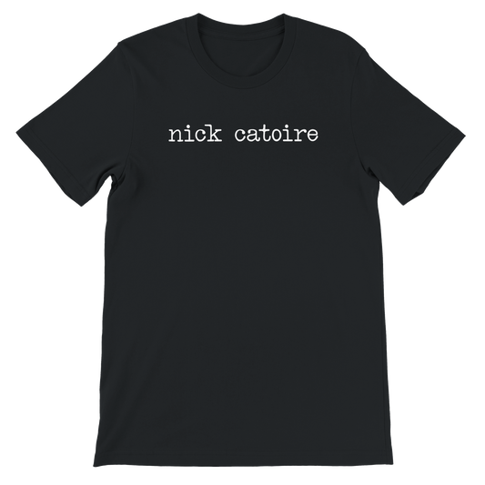 nick catoire tee - black