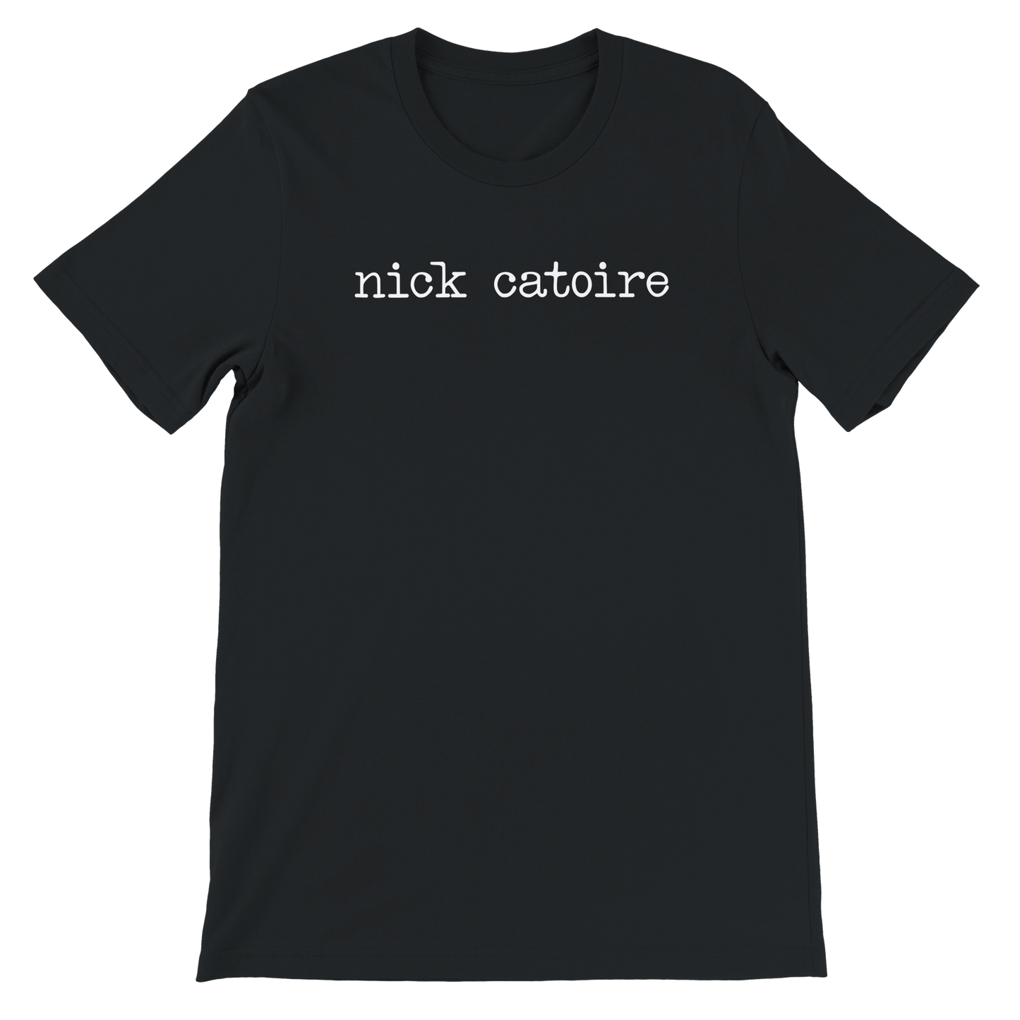 nick catoire tee - black